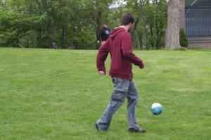 Soccer in the park