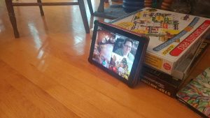 Skyping with family