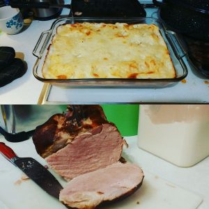 Scalloped potatoes and ham! 