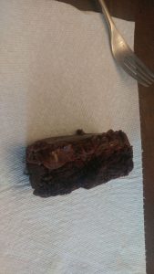 It was a decadent brownie.