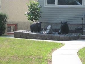 Bear Statues... the Boys Were IMPRESSED! 