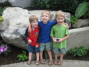 Emanuel, Zander and Gavin... 3 of our 4 Greatest Miracles