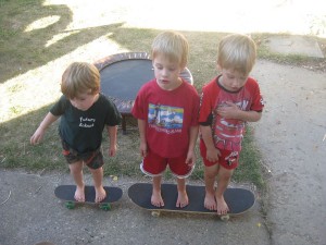S is for Skateboards! (Gavin middle)