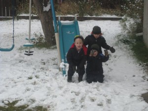 Boys In the Snow (Zander blue)