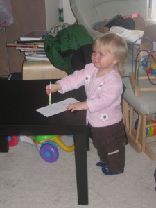 Teaching Her to Make Lists Young! 