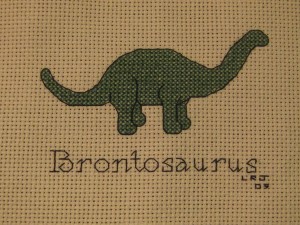 Brontosaurus! Pattern to be for sale for 2.00